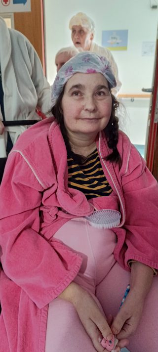 Slika varovanke VDC Tončka Hočevar v pustnem kostumu