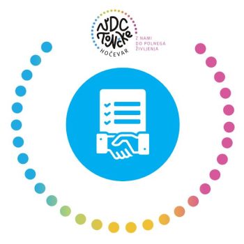 Ikona z dokumentom, logotip VDC Tončke Hočevar