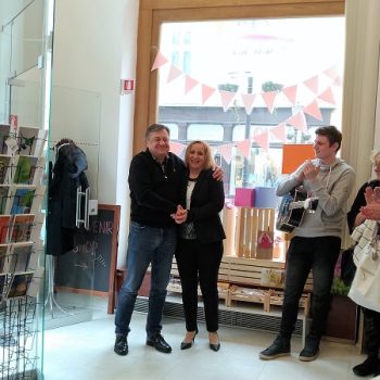 V družbi z županom občine Ljubljana g. Jankovičem.